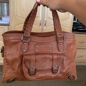 Carla mancini leather handbag